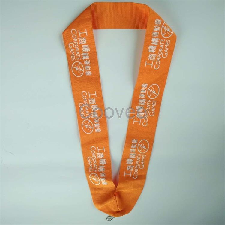 40mm寬廠家定做滌綸絲印LOGO獎牌帶
