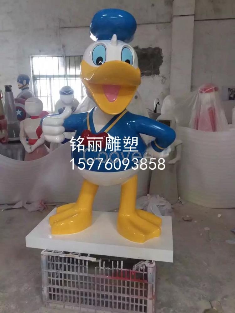 玻璃鋼雕塑卡通動漫唐老鴨米老鼠