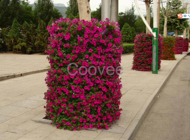 【制作立体花柱】立体花柱设计制作