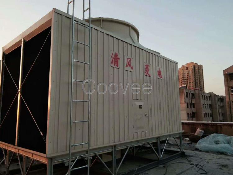 廣西購物廣場清風菱電600T橫流方形冷卻塔