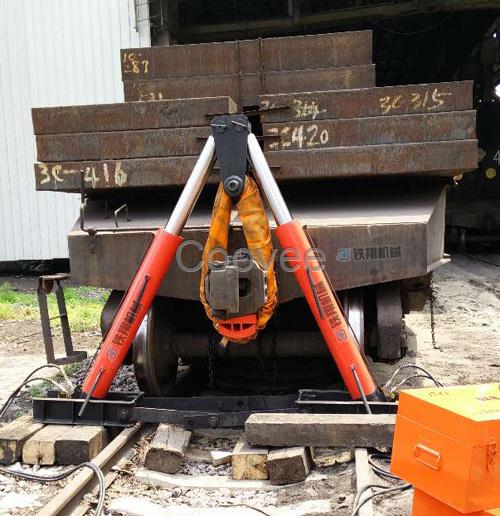 鐵翔牌鐵水車ATX-150型吊復式復軌器