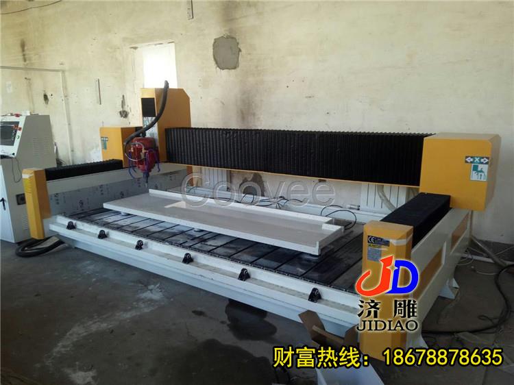 櫥柜臺面加工設備石英石臺面盆孔切割機石英石磨邊機