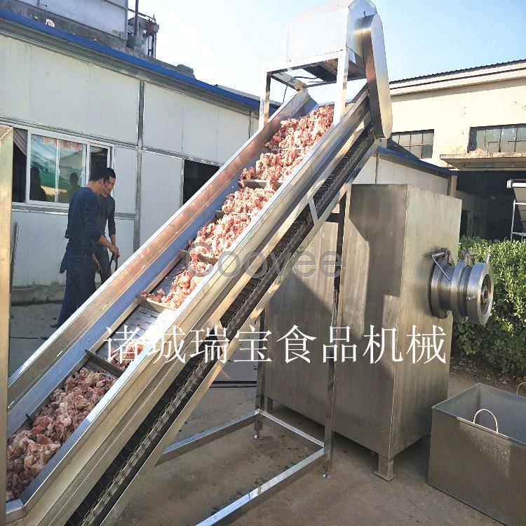 大型破碎機凍雞胸肉破碎機凍雞骨架破碎機凍肉盤破碎機