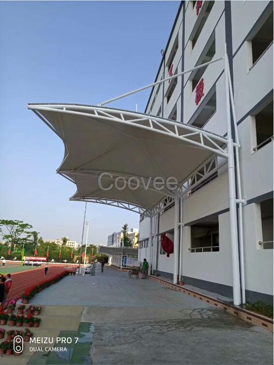 番禺膜結構雨棚安裝加工制作戶外停車棚小區停車場雨篷