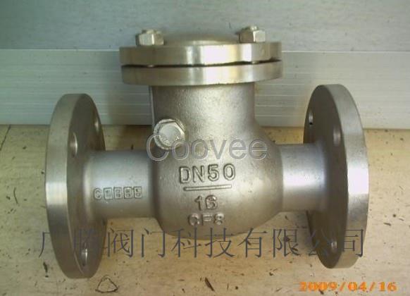 廣騰法蘭止回閥規格DN40-800