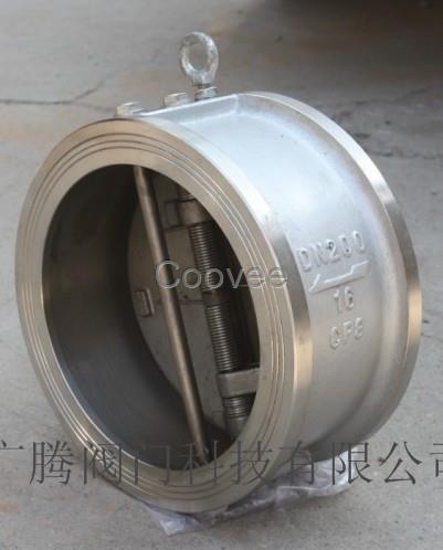 廣騰SS304不銹鋼對夾式止回閥產品