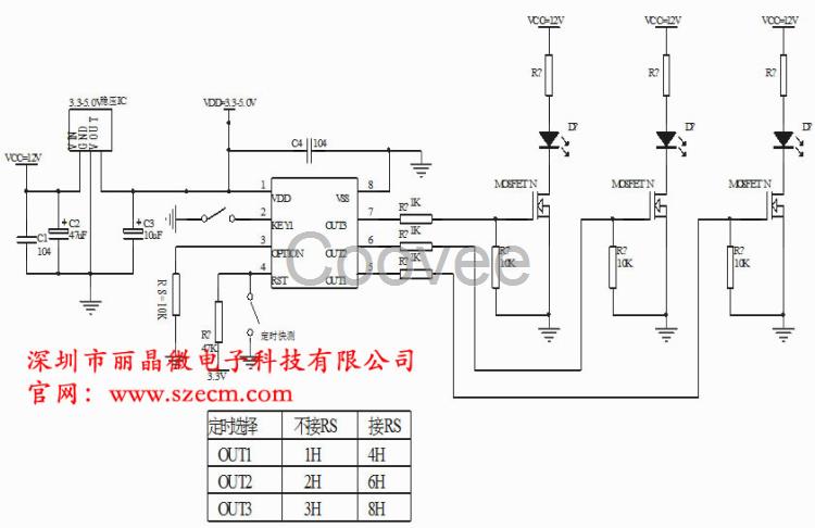 供應(yīng)8小時(shí)定時(shí)IC芯片-定時(shí)IC可編程-深圳市麗晶微電子