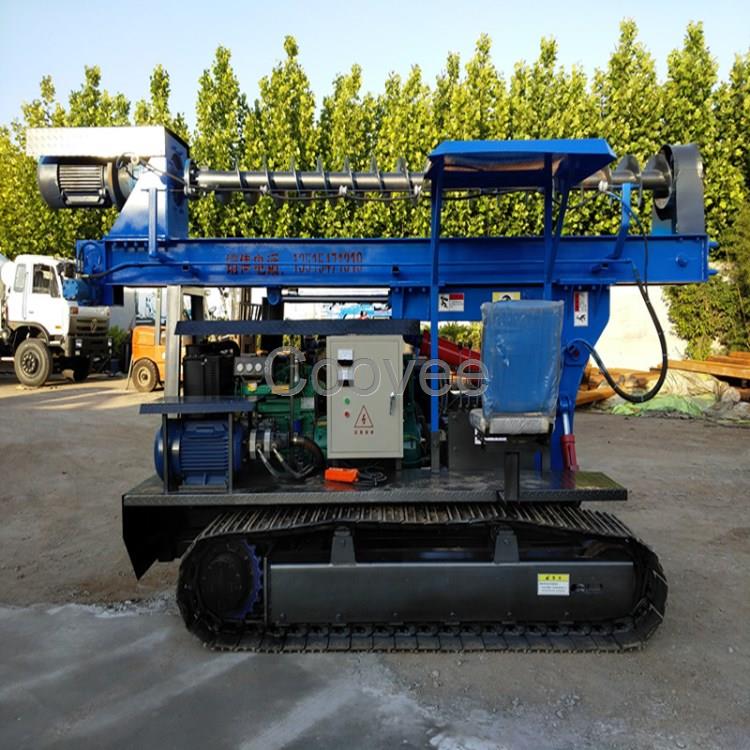 定制液壓式光伏打樁機新一代螺旋地基打樁機