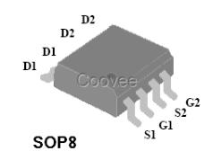 4803MOSFET管sop8雙P溝道高功率MOS晶體管