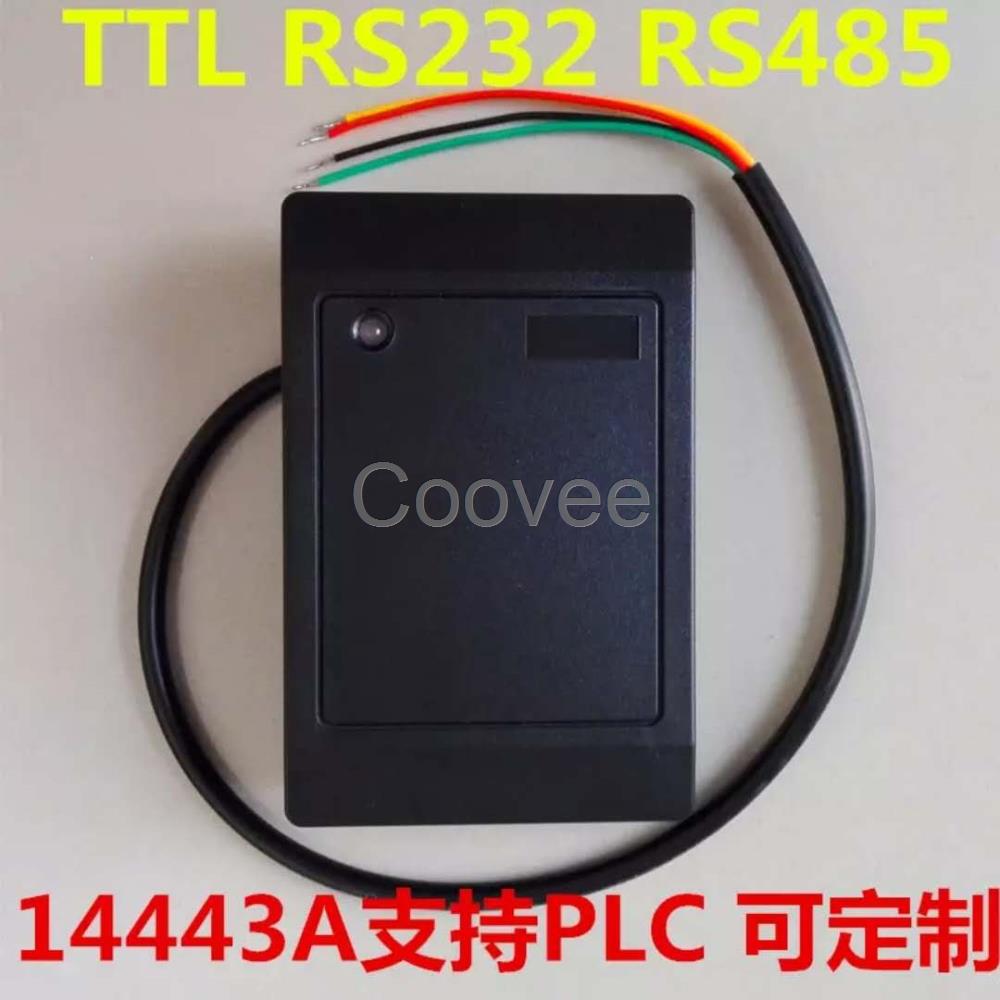 RS232接口M1卡讀寫器14443A讀卡器高頻讀頭