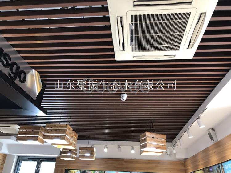 張掖生態木50*90方通吊頂出廠價是