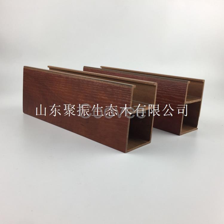 嘉峪關(guān)塑木50*75格柵吊頂酒店裝飾貼圖