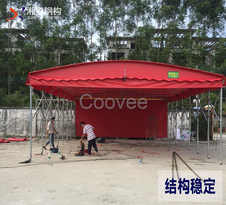 潮汕標配可移動推拉篷便攜可定制廠家中