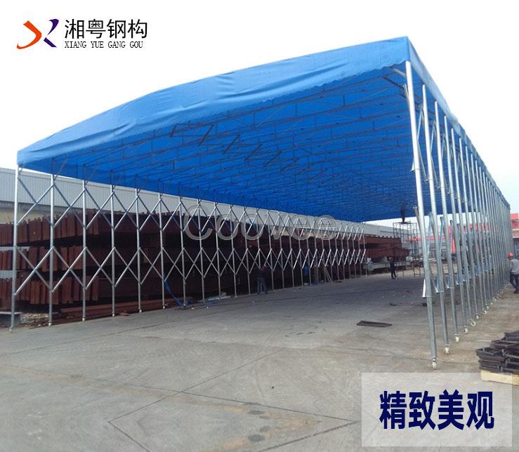 珠海市可移動(dòng)推拉篷大型酒吧燒烤攤遮陽遮雨棚可定制