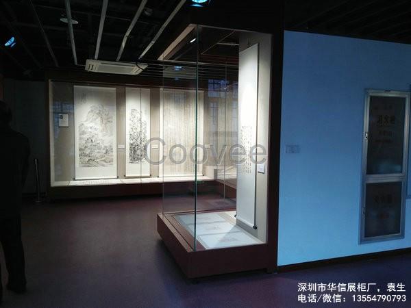 平移门博物馆展柜订做厂家-博物馆展示柜制作工厂