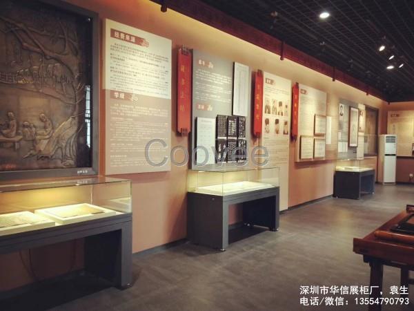 五面玻璃博物馆桌柜订做厂家-博物馆展柜定制供应商