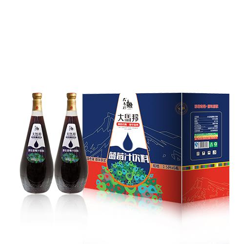 大馬邦1.5升野生藍(lán)莓果汁飲料大瓶宴請(qǐng)裝批發(fā)