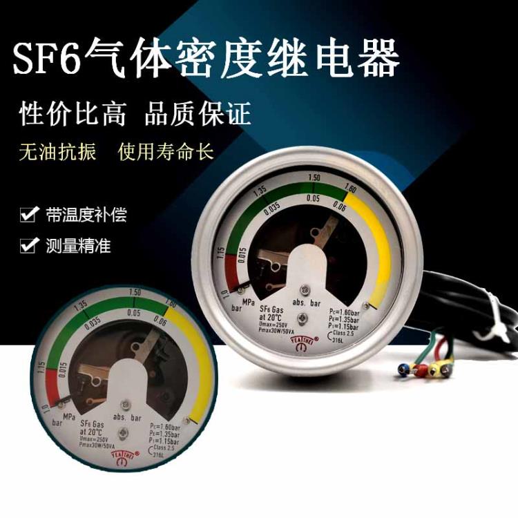 SF6气体密度继电器 SF6压力表