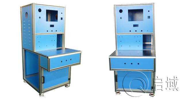 上海廠家定做鋁型材工具小推車加工大學試驗臺鋁型村框架