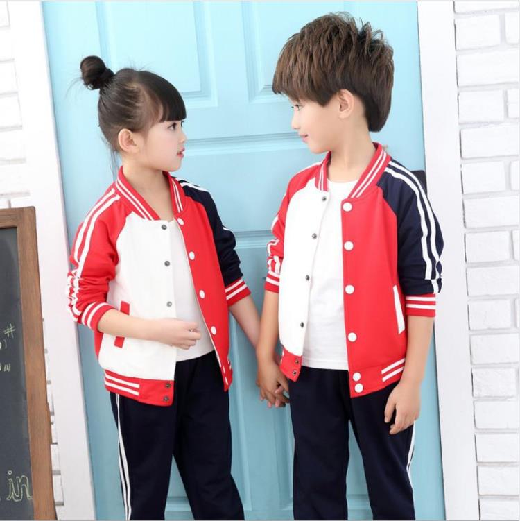 春秋新款幼儿园园服运动两件套校园运动服园服韩版小学校服定制