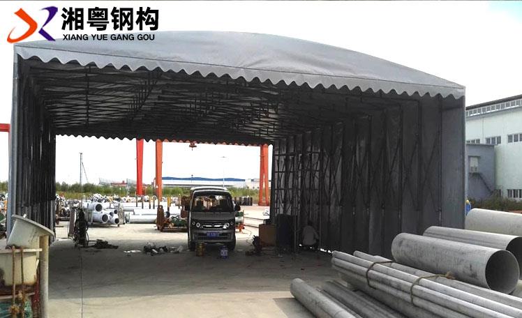 廠家直銷冬季加厚款推拉活動雨棚遮陽篷