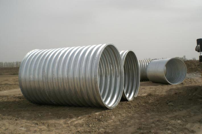 商丘公路涵洞鋼波紋管 鋼波紋管涵 金屬波紋涵管價實惠