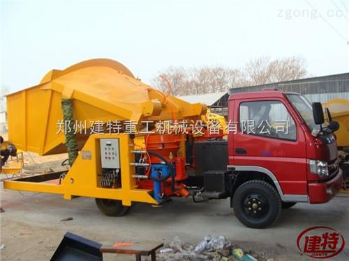 鄭州建特丶混凝土噴漿車丨車載型一拖二單斗生產(chǎn)廠家