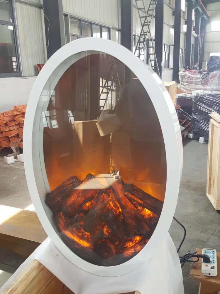 伏爾甘品牌直徑650mm嵌入式電子裝飾壁爐