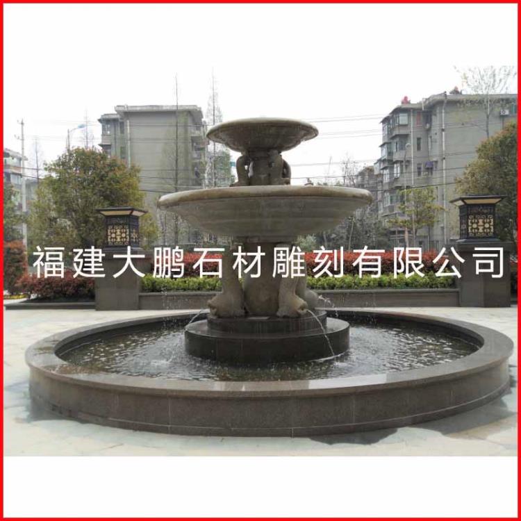 福建大鵬花崗巖石雕噴泉廠家直銷可定制