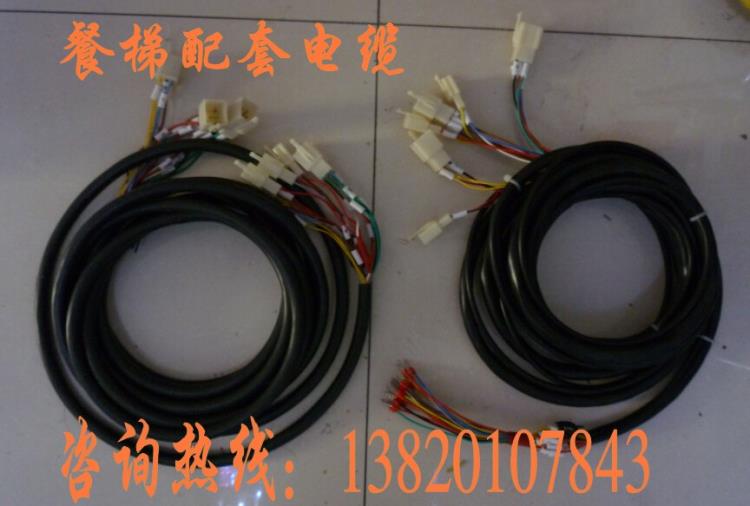 天津深圳傳菜電梯外呼盒井道線纜廠家直銷插接件容易安裝