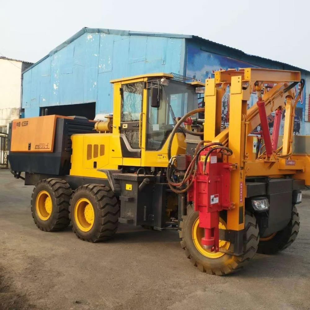 【公路护栏钻孔机】装载式公路护栏打桩机 护栏钻孔机