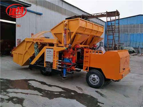 鄭州建特重工工程型一拖二雙斗混凝土噴漿車JPA-S7