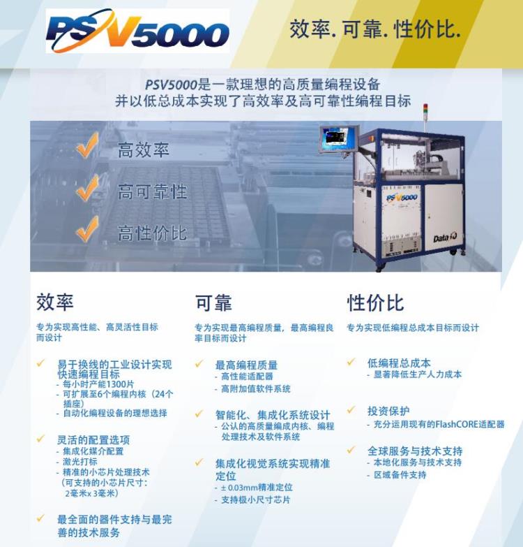 PSV5000 美國Data IO汽車電子芯片燒錄設(shè)備