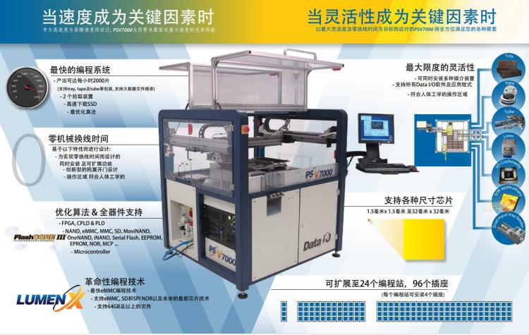 PSV7000 美國Data IO汽車電子芯片燒錄設備