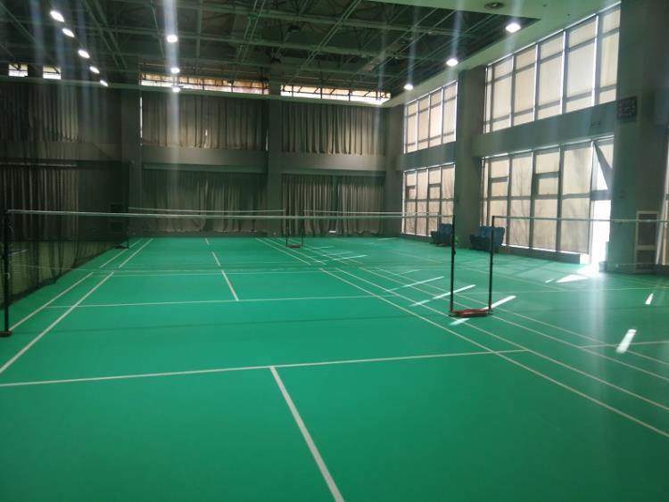 北京職工羽毛球館地膠 防滑耐磨 質保五年