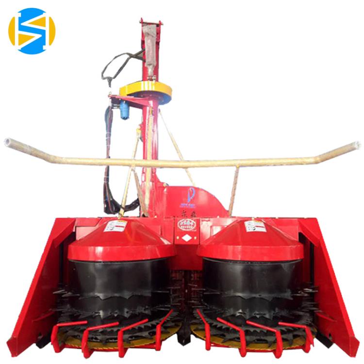 2.3米大型背負(fù)式玉米收割機(jī)率圓盤式青貯機(jī)