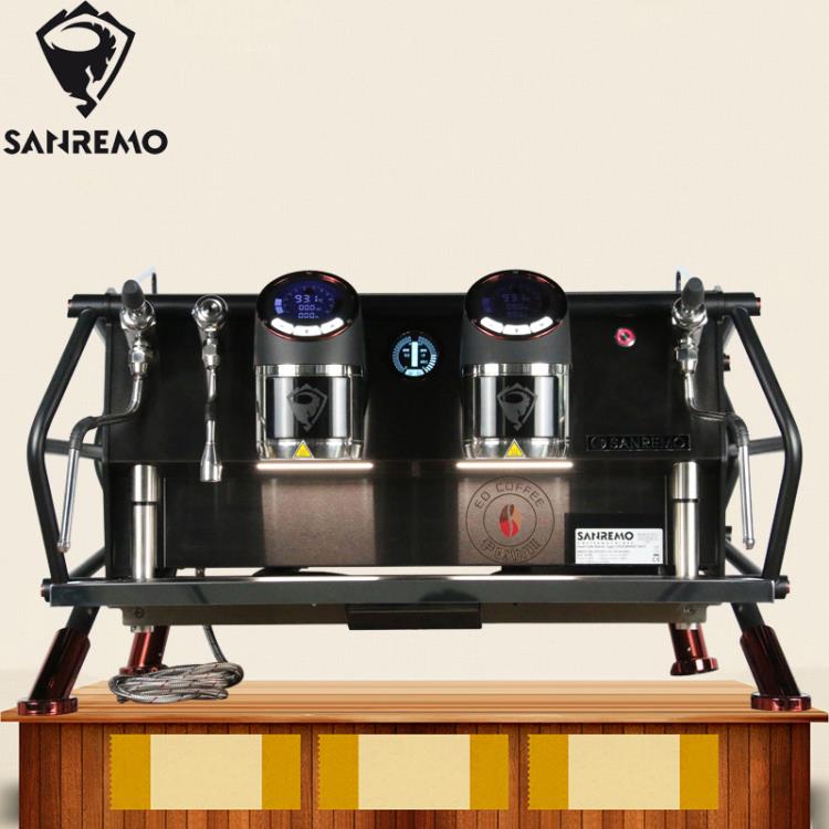 sanremo racer赛瑞蒙半自动咖啡机多锅炉