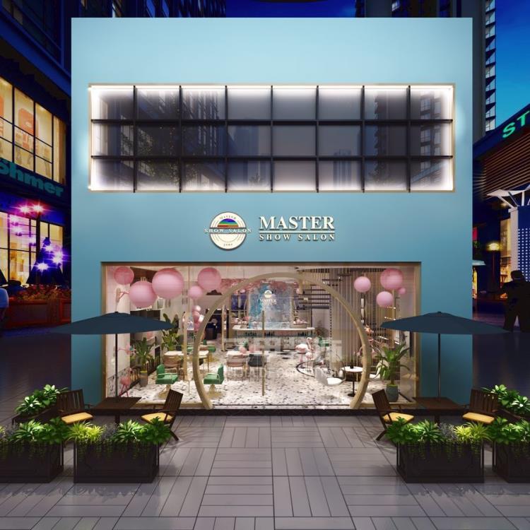 成都的理發(fā)店裝修設(shè)計(jì)公司-master理發(fā)店案例