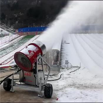 滑雪场人工造雪机造雪成本 户外制雪景造雪机