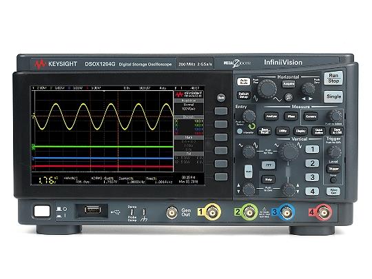 DSOX1204G 示波器70 100 200 MHz