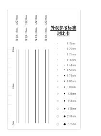 点线规点规菲林卡定做