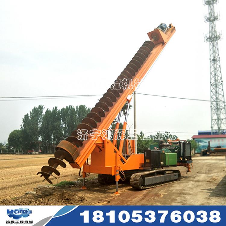 河南履帶抗浮錨桿打樁機(jī) 長(zhǎng)螺旋打樁機(jī)廠家 履帶長(zhǎng)螺旋引孔機(jī)