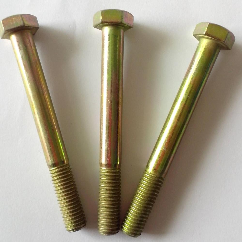 【彩锌外六角螺栓】彩锌外六角螺栓彩锌螺栓无锡彩锌螺栓江苏彩锌螺栓