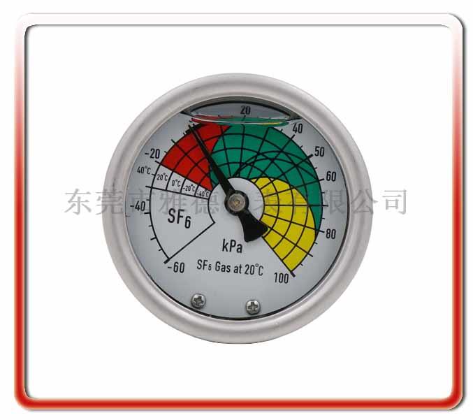 60MM SF6气体密度表   中压SF6负荷开关