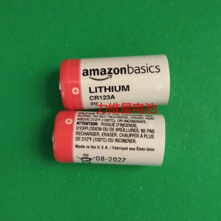 供应amazon亚玛逊CR123A电池3V工业装