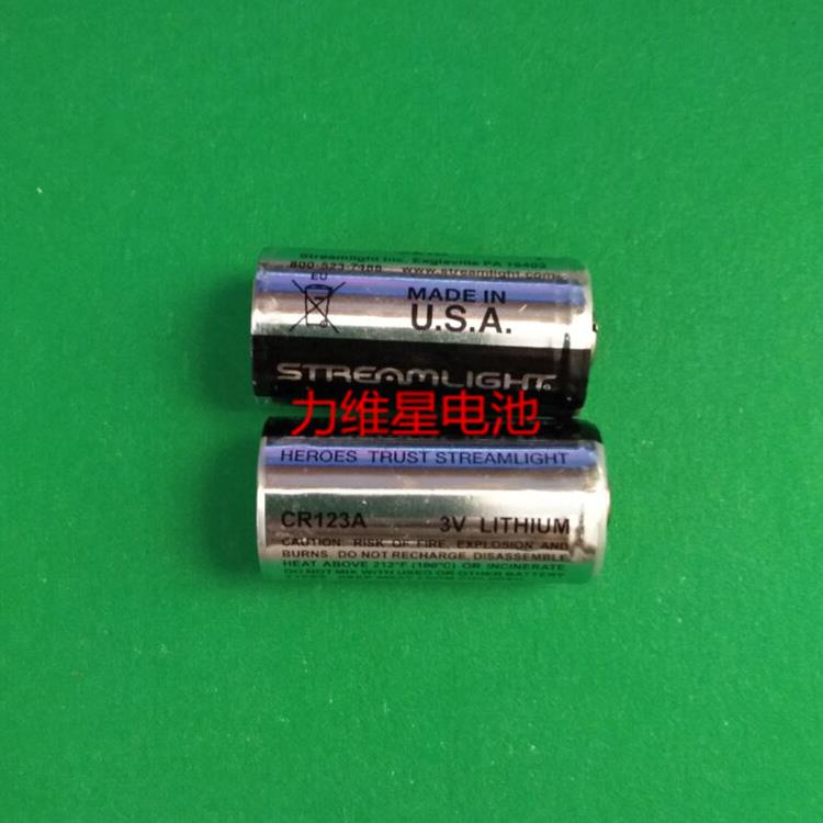 供应STREAMLIGHT电池CR123A工业装3V电池