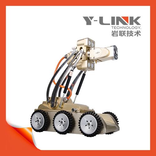 巖聯技術YL-CCTV管道無損檢測機器人作簡單