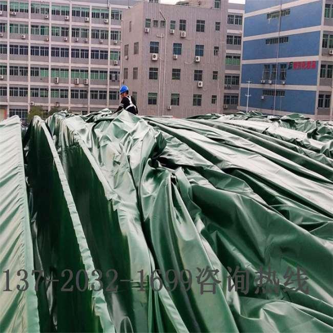 户外中盛雨棚厂家户外伸缩雨棚仓库推拉篷安装