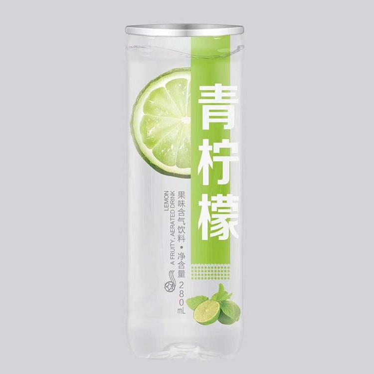 含氣青檸檬果味飲料280ml24瓶裝飲品招商加盟