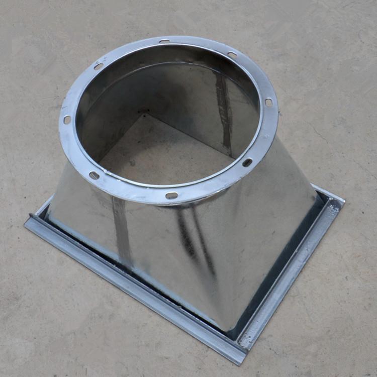 广州螺旋风管厂低价出售方转圆变径管 天圆地方 外观美